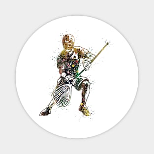 Boy Lacrosse Goalie Watercolor Gift Magnet